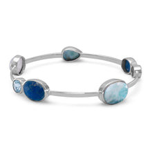 Load image into Gallery viewer, Stackable Multistone Bangle