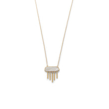 Load image into Gallery viewer, 14 Karat Gold Plated Cultured Freshwater Pearl Necklace