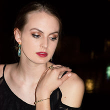 Load image into Gallery viewer, Saros Gold Post Earrings