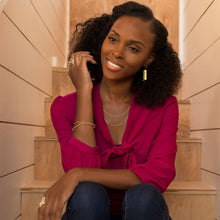 Load image into Gallery viewer, Double Strand 14 Karat Gold Plated Labradorite Beaded Bracelet