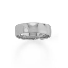 Load image into Gallery viewer, Rhodium Plated 6mm Band