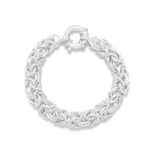 Load image into Gallery viewer, 7&quot; 160 Gauge Oval Byzantine Bracelet
