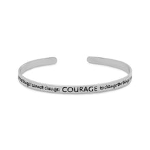 Load image into Gallery viewer, Oxidized Serenity Prayer Cuff
