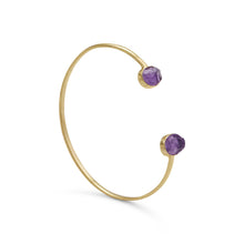 Load image into Gallery viewer, Poppy Amethyst Cuff
