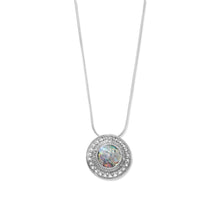 Load image into Gallery viewer, 17&quot; Round Ancient Roman Glass with Rope/Bead Edge Necklace
