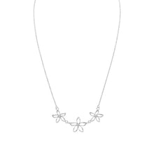 Load image into Gallery viewer, 18&quot; Diamond Cut Flower Necklace
