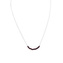 Load image into Gallery viewer, Faceted Garnet Bead Necklace - January Birthstone
