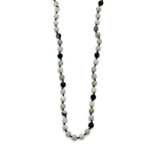 Load image into Gallery viewer, Faceted Amazonite Knotted Necklace
