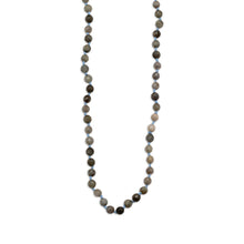 Load image into Gallery viewer, 38&quot; Endless Knotted Labradorite Necklace
