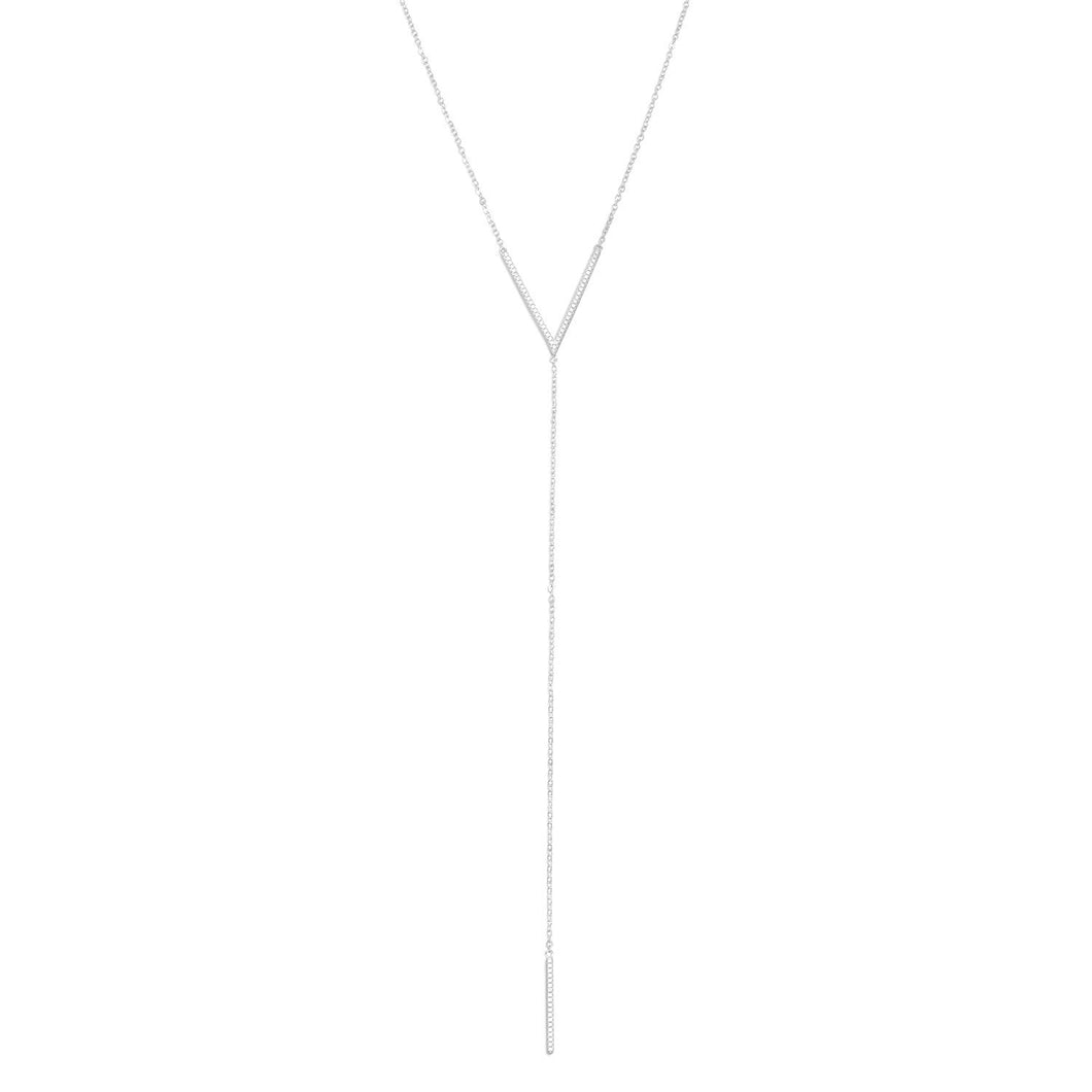 Rhodium Plated Signity CZ 