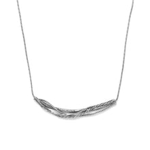 Load image into Gallery viewer, Oxidized Ornate Abstract Bar Necklace
