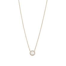 Load image into Gallery viewer, 14 Karat Gold Plated Dancing CZ Necklace
