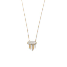 Load image into Gallery viewer, 14 Karat Gold Plated Cultured Freshwater Pearl Necklace
