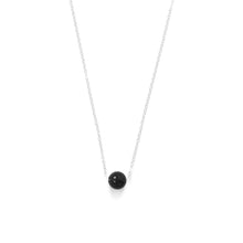 Load image into Gallery viewer, 16&quot; + 2&quot; Floating Black Onyx Bead Necklace
