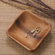 Load image into Gallery viewer, Sweetness! Gold Plated Pineapple Earrings
