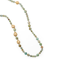 Load image into Gallery viewer, Prehnite Gold Filled Necklace
