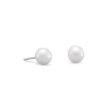 Load image into Gallery viewer, 4mm-5mm Cultured Freshwater Pearl Stud Earrings
