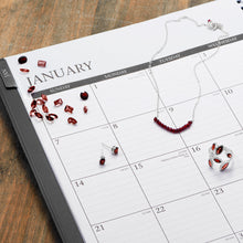 Load image into Gallery viewer, Faceted Garnet Bead Necklace - January Birthstone
