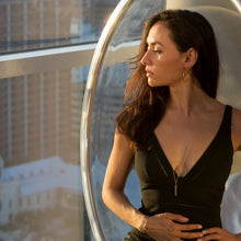 Load image into Gallery viewer, Neptune Gray Moonstone Gold Cuff
