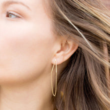 Load image into Gallery viewer, Carys Gold Chain Drop Earrings
