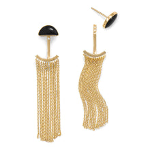 Load image into Gallery viewer, Evadne Black Onyx Earrings
