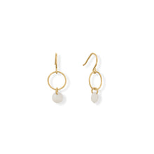 Load image into Gallery viewer, A Kiss of Cute! Rainbow Moonstone Charm Earrings
