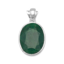 Load image into Gallery viewer, Oval Faceted Beryl Pendant
