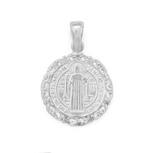 Load image into Gallery viewer, Reversible Saint Benedict Pendant
