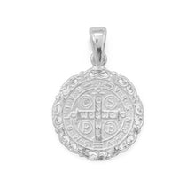 Load image into Gallery viewer, Reversible Saint Benedict Pendant
