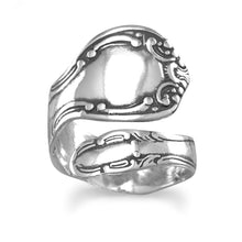 Load image into Gallery viewer, Oxidized Spoon Ring
