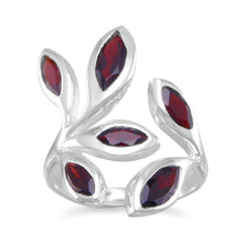 Load image into Gallery viewer, Wrap Around Garnet Ring
