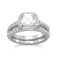 Load image into Gallery viewer, Two CZ Ring Set

