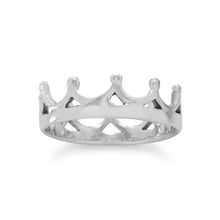 Load image into Gallery viewer, Polished Crown Ring
