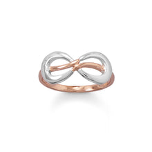 Load image into Gallery viewer, Two Tone Infinity Ring
