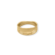 Load image into Gallery viewer, 14 Karat Gold Plated Split Design Ring
