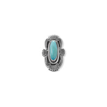 Load image into Gallery viewer, Admired Adornments! Native American Campitos Turquoise Ring
