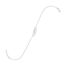 Load image into Gallery viewer, 9&quot; + 1&quot; Sideways Feather Anklet
