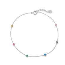 Load image into Gallery viewer, 9.25&quot;+1&quot; Muli Color Beaded Anklet
