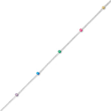 Load image into Gallery viewer, 9.25&quot;+1&quot; Muli Color Beaded Anklet
