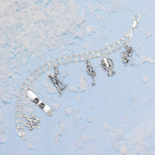 Load image into Gallery viewer, Diamond Cut Charm Bracelet (7mm)
