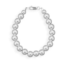 Load image into Gallery viewer, 8mm Sterling Silver Bead Strand
