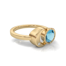 Load image into Gallery viewer, The Zora Luna Signature Yellow Gold Ring
