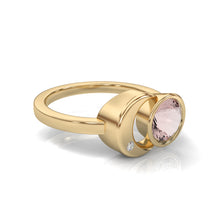 Load image into Gallery viewer, The Zora Luna Signature Yellow Gold Ring
