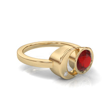 Load image into Gallery viewer, The Zora Luna Signature Yellow Gold Ring
