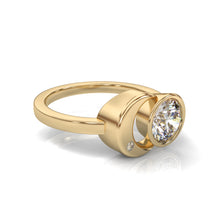 Load image into Gallery viewer, The Zora Luna Signature Yellow Gold Ring
