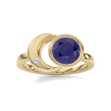 Load image into Gallery viewer, The Zora Luna Signature Yellow Gold Ring
