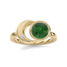 Load image into Gallery viewer, The Zora Luna Signature Yellow Gold Ring
