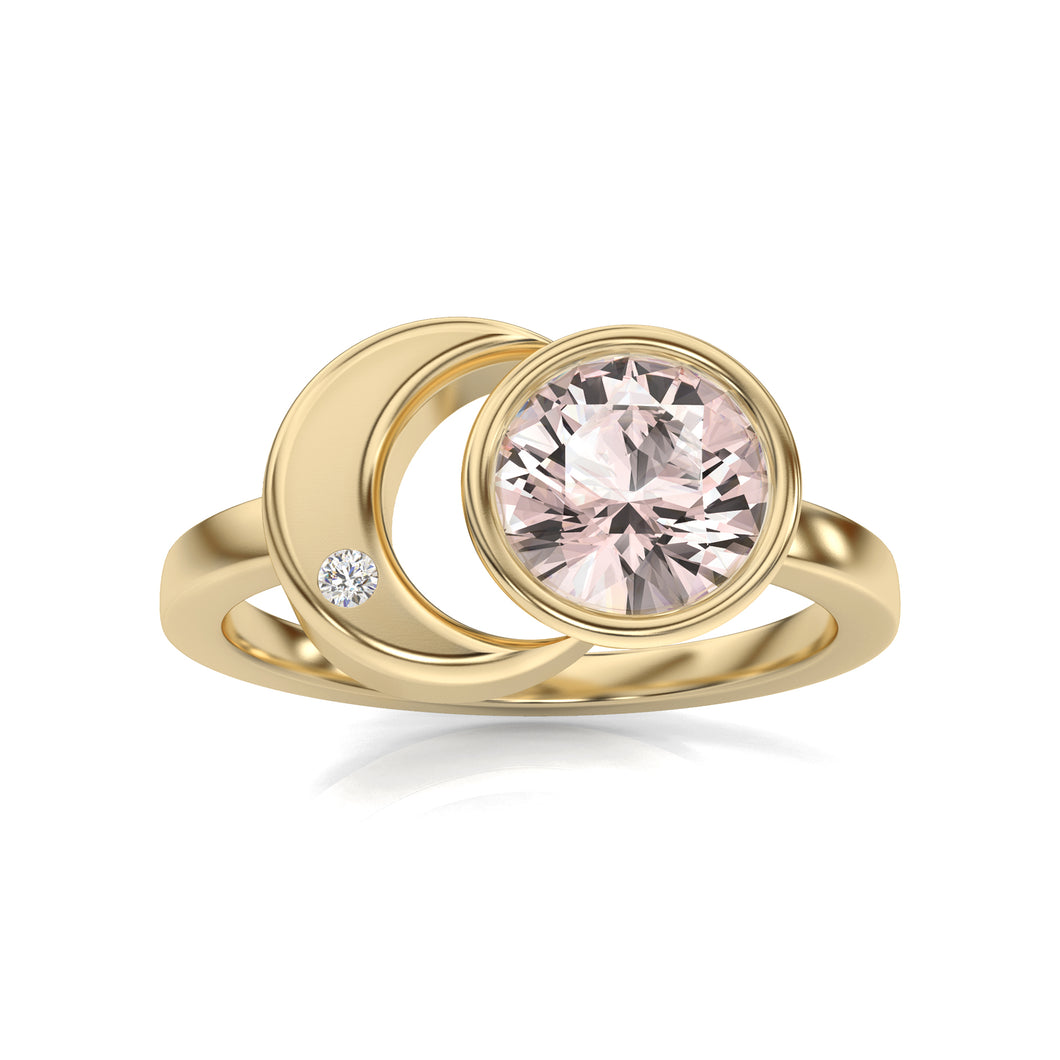 The Zora Luna Signature Yellow Gold Ring