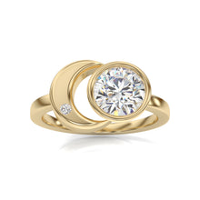 Load image into Gallery viewer, The Zora Luna Signature Yellow Gold Ring
